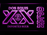 FREE Dos Equis Open LED Sign - Purple - TheLedHeroes