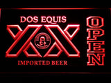 Dos Equis Open LED Neon Sign USB - Red - TheLedHeroes