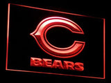 Chicago Bears LED Neon Sign Electrical - Red - TheLedHeroes