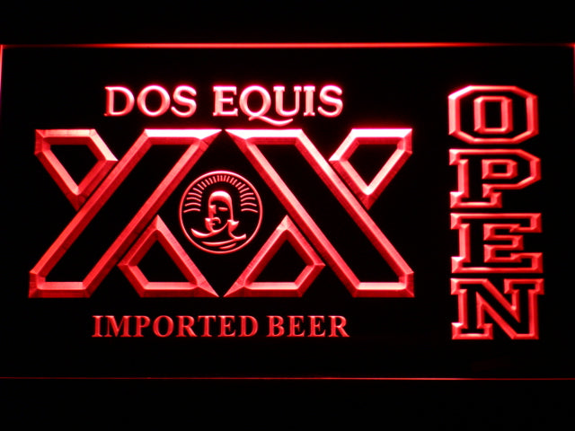 FREE Dos Equis Open LED Sign - Red - TheLedHeroes