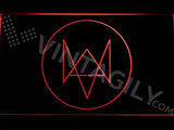 Watch Dogs Logo LED Sign - Red - TheLedHeroes