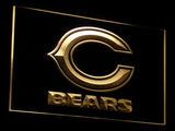 Chicago Bears LED Neon Sign Electrical - Yellow - TheLedHeroes