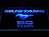 FREE Mustang 50 LED Sign - Blue - TheLedHeroes
