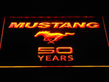 Mustang 50 LED Neon Sign USB - Orange - TheLedHeroes