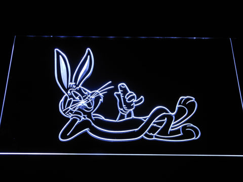 Bugs Bunny LED Neon Sign USB - White - TheLedHeroes