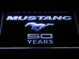 Mustang 50 LED Neon Sign USB - White - TheLedHeroes