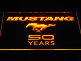 Mustang 50 LED Neon Sign Electrical - Yellow - TheLedHeroes