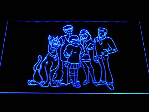 Scooby-doo! (2) LED Neon Sign USB - Blue - TheLedHeroes