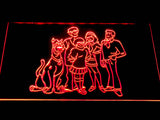Scooby-doo! (2) LED Neon Sign USB - Red - TheLedHeroes