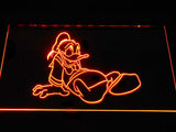 Donald Duck LED Neon Sign USB - Orange - TheLedHeroes