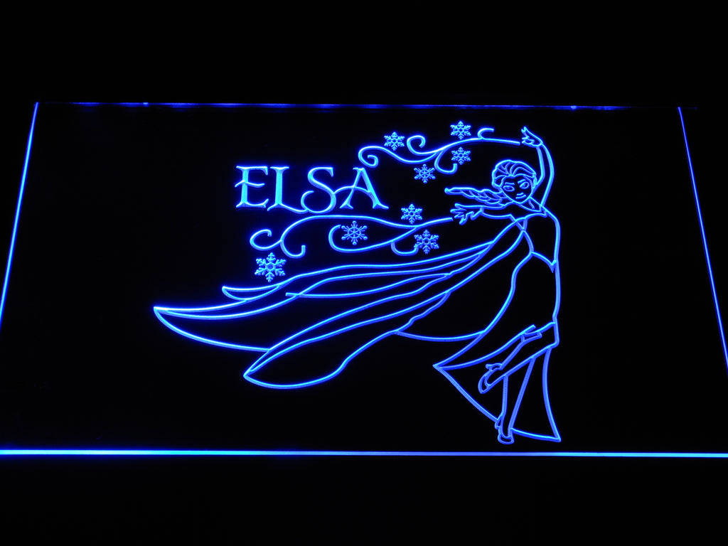 FREE Elsa LED Sign - Blue - TheLedHeroes