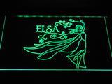 Elsa LED Neon Sign USB - Green - TheLedHeroes