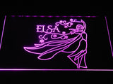Elsa LED Neon Sign Electrical - Purple - TheLedHeroes