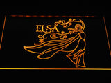 Elsa LED Neon Sign Electrical - Yellow - TheLedHeroes