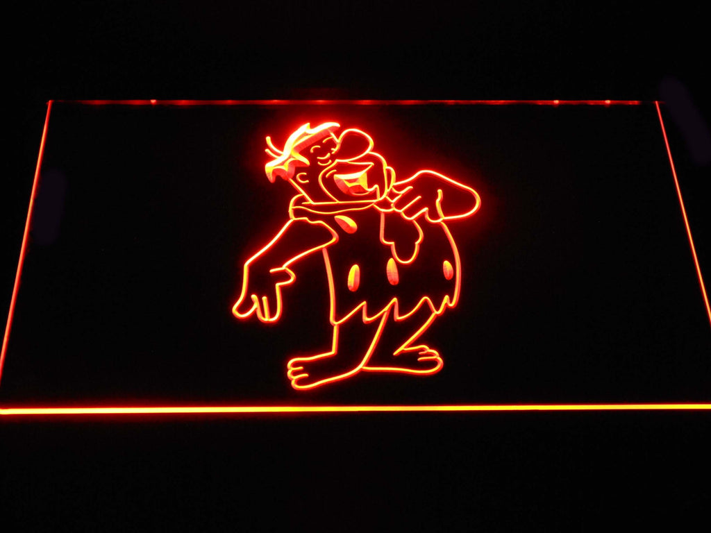 Flinstone LED Neon Sign Electrical - Orange - TheLedHeroes