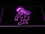 Flinstone LED Neon Sign Electrical - Purple - TheLedHeroes