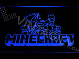 Minecraft 4 LED Neon Sign Electrical - Blue - TheLedHeroes