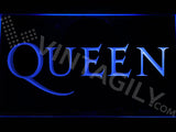 Queen 2 LED Sign - Blue - TheLedHeroes