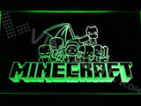 Minecraft 4 LED Neon Sign USB - Green - TheLedHeroes