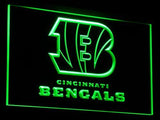 Cincinnati Bengals LED Neon Sign USB - Green - TheLedHeroes