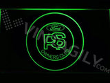 Ford RS Owners Club LED Neon Sign USB - Green - TheLedHeroes