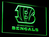 Cincinnati Bengals LED Neon Sign Electrical - Green - TheLedHeroes