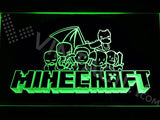 Minecraft 4 LED Neon Sign Electrical - Green - TheLedHeroes