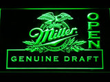 Miller Geniune Draft Open LED Neon Sign Electrical - Green - TheLedHeroes