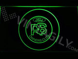 Ford RS Owners Club LED Neon Sign Electrical - Green - TheLedHeroes
