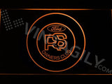 Ford RS Owners Club LED Neon Sign USB - Orange - TheLedHeroes