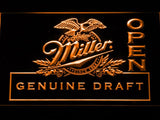 Miller Geniune Draft Open LED Neon Sign Electrical - Orange - TheLedHeroes