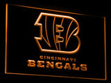 Cincinnati Bengals LED Neon Sign USB - Orange - TheLedHeroes