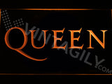 Queen 2 LED Sign - Orange - TheLedHeroes
