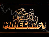 Minecraft 4 LED Neon Sign Electrical - Orange - TheLedHeroes
