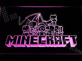 Minecraft 4 LED Neon Sign Electrical - Purple - TheLedHeroes