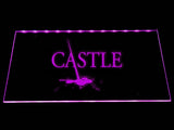 Castle LED Neon Sign USB - Purple - TheLedHeroes