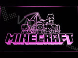 Minecraft 4 LED Neon Sign USB - Purple - TheLedHeroes