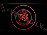 Ford RS Owners Club LED Neon Sign USB - Red - TheLedHeroes