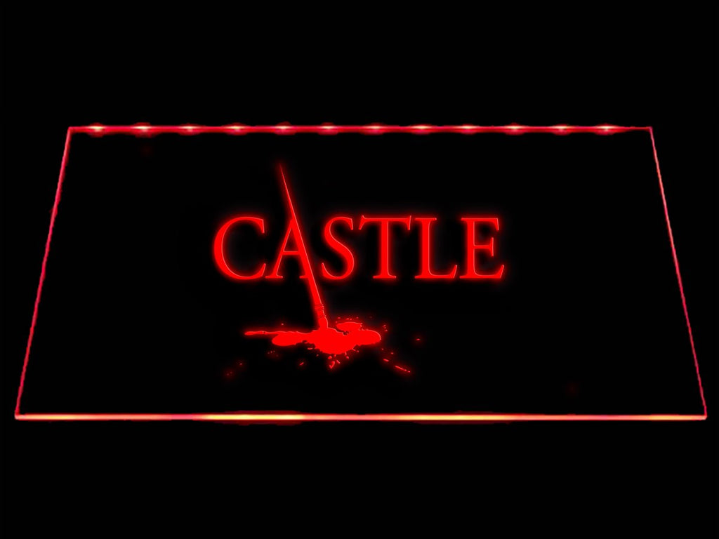 Castle LED Neon Sign USB - Red - TheLedHeroes