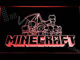 Minecraft 4 LED Neon Sign Electrical - Red - TheLedHeroes