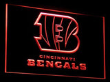 Cincinnati Bengals LED Neon Sign USB - Red - TheLedHeroes