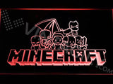 Minecraft 4 LED Neon Sign USB - Red - TheLedHeroes