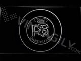 Ford RS Owners Club LED Neon Sign USB - White - TheLedHeroes