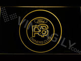Ford RS Owners Club LED Neon Sign USB - Yellow - TheLedHeroes