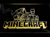 Minecraft 4 LED Neon Sign Electrical - Yellow - TheLedHeroes
