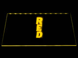 FREE Red LED Sign - Yellow - TheLedHeroes