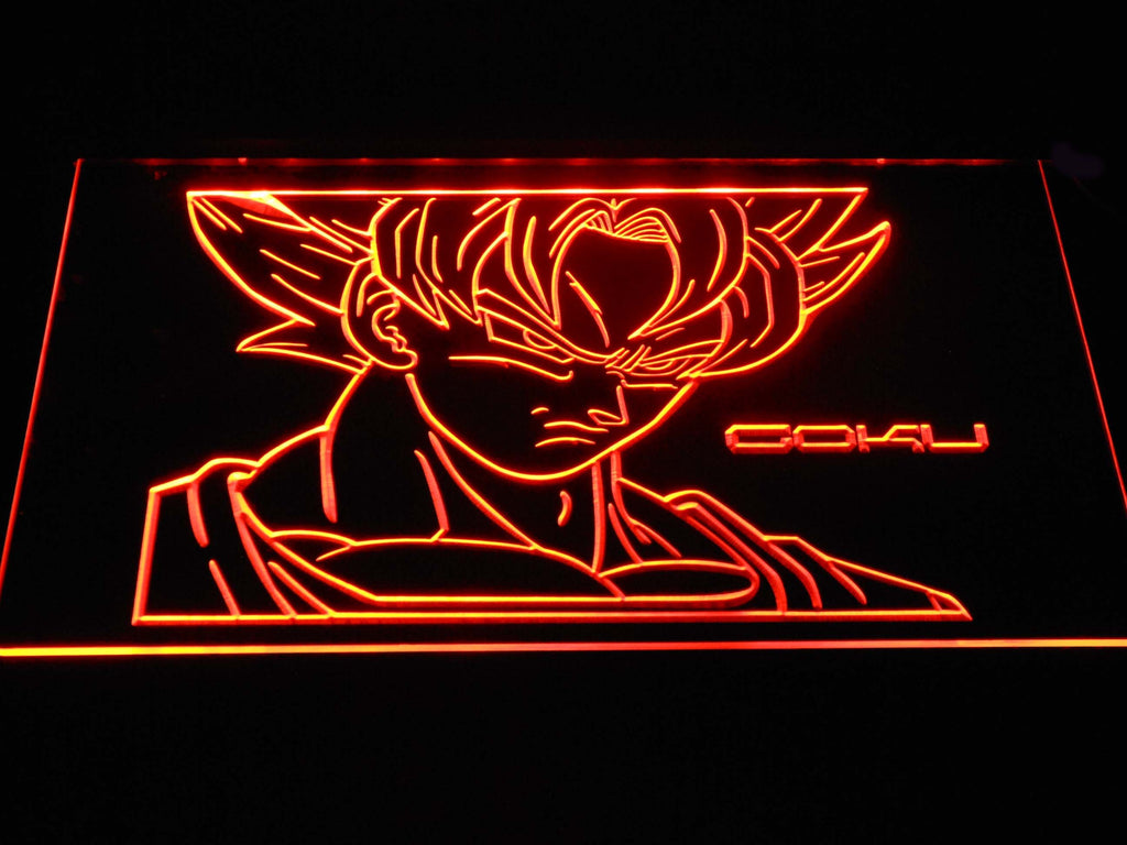 Goku LED Neon Sign Electrical - Orange - TheLedHeroes
