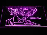 Goku LED Neon Sign USB - Purple - TheLedHeroes