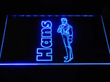 Hans LED Neon Sign USB - Blue - TheLedHeroes