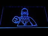FREE Homer Simpsons LED Sign - Blue - TheLedHeroes